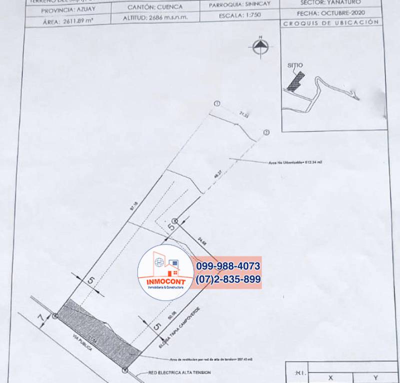 T268 Terreno en venta con licencia urbanística